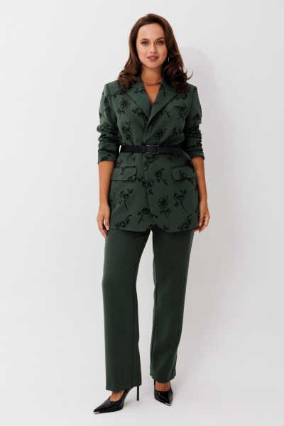 Брюки, жакет Mislana 1267 зеленый - фото 8
