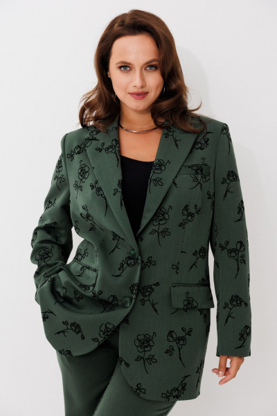 Брюки, жакет Mislana 1267 зеленый - фото 5