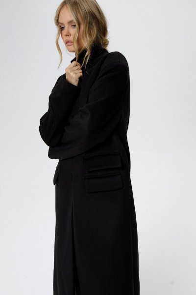 Пальто PiRS 6255 черный - фото 8