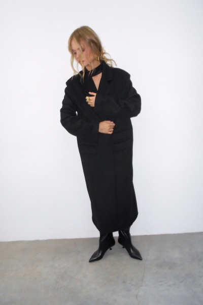 Пальто PiRS 6255 черный - фото 4