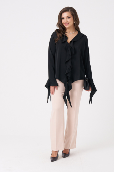 Блуза Панда 112640 черный - фото 2