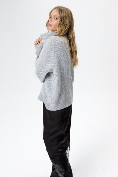 Свитер PiRS 6270 серый - фото 4