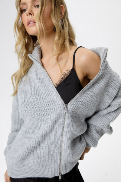 Свитер PiRS 6270 серый - фото 2