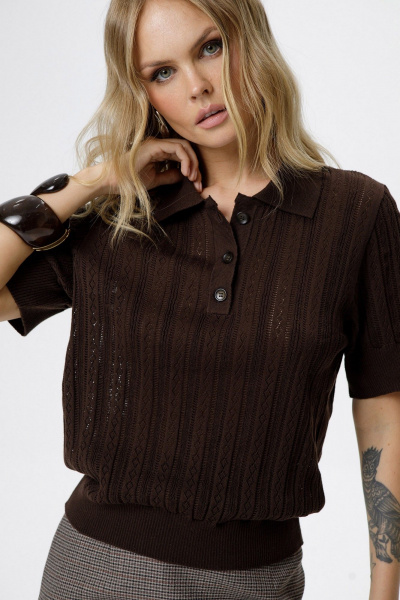 Майка PiRS 6280 горький_шоколад - фото 1