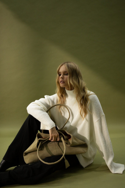 Свитер PiRS 6285 молочный - фото 3