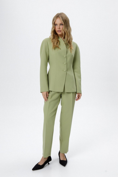 Брюки, жакет PiRS 6290 лаймовый - фото 1