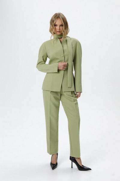 Брюки, жакет PiRS 6290 лаймовый - фото 2