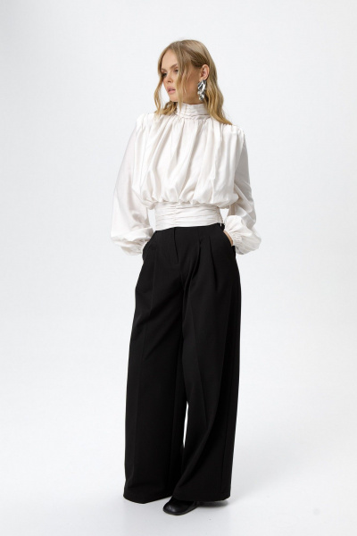 Блуза PiRS 6294 кремовый - фото 4