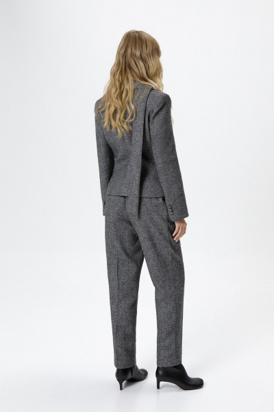 Жакет PiRS 6296 серый_меланж - фото 7