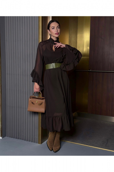 Платье, ремень Pavlova 201 - фото 11