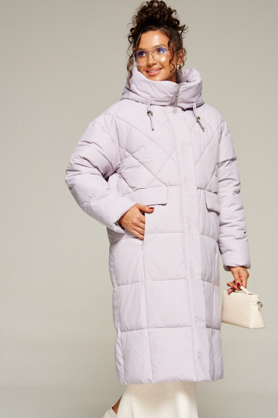 Пальто Beautiful&Free 8016 светло-серый - фото 3