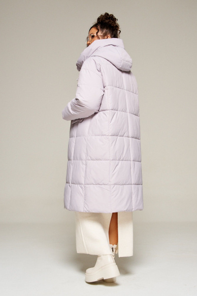 Пальто Beautiful&Free 8016 светло-серый - фото 9