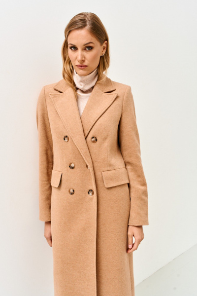 Пальто Mars design 1077 бежевый - фото 10