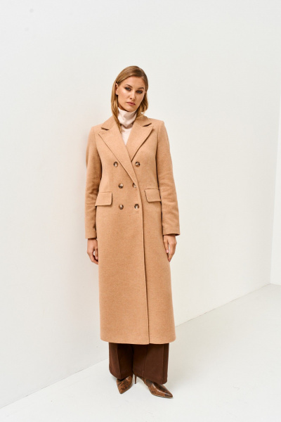 Пальто Mars design 1077 бежевый - фото 8