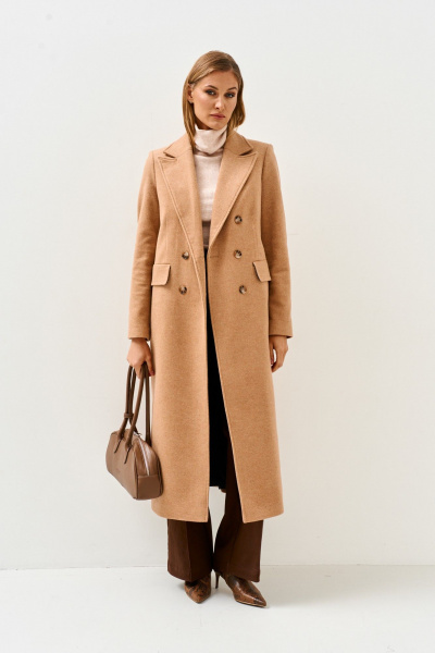Пальто Mars design 1077 бежевый - фото 1