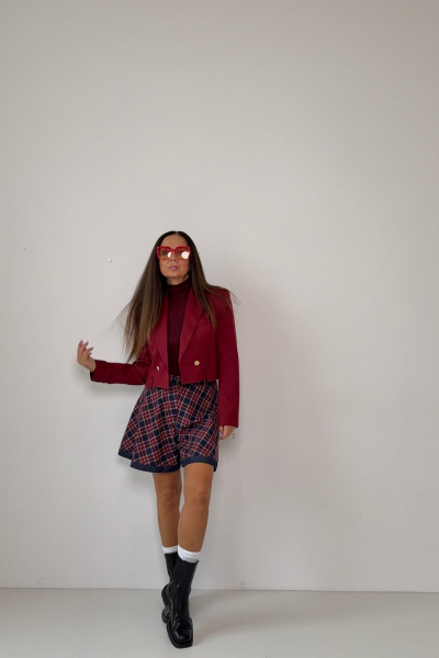 Шорты Mars design 1082 клетка_сине-красная - фото 7