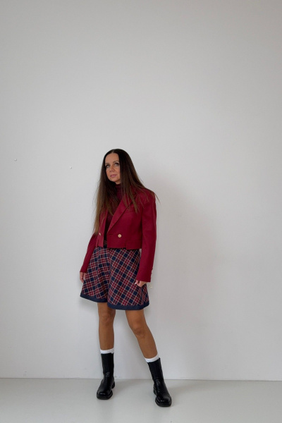 Шорты Mars design 1082 клетка_сине-красная - фото 2