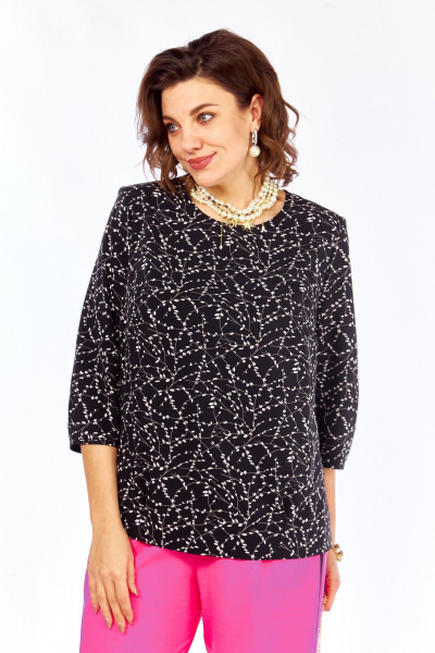 Блуза Grace for you 018 черный - фото 2