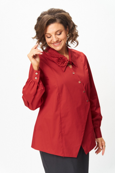 Блуза Michel chic 789 марсала - фото 5