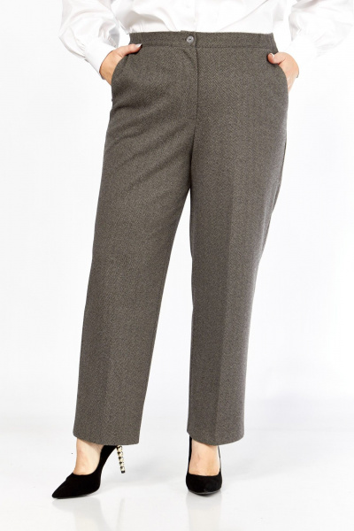 Брюки Элль-стиль 2429 бежевый - фото 9