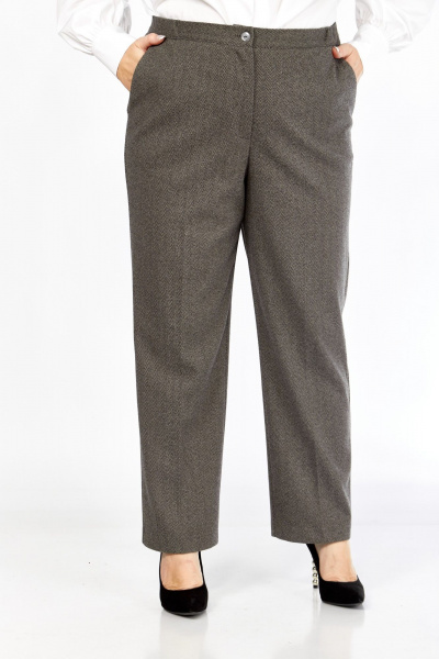 Брюки Элль-стиль 2429 бежевый - фото 8