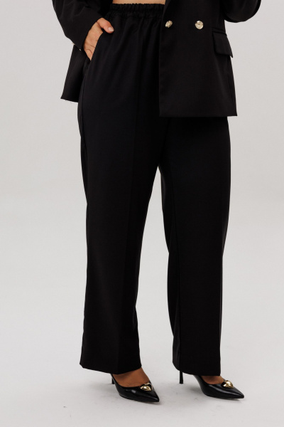 Брюки, жакет OVERYOU М228 черный - фото 6