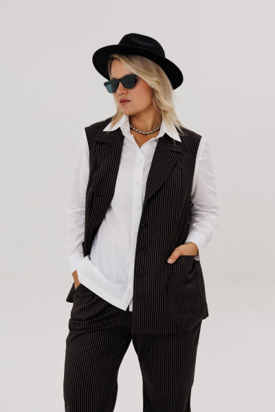 Рубашка OVERYOU М231 белый - фото 7