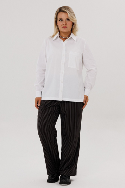 Рубашка OVERYOU М231 белый - фото 3