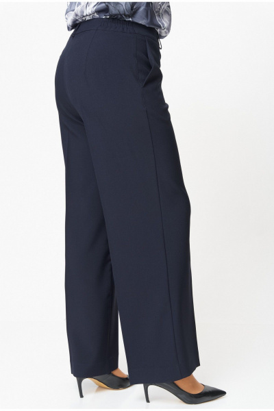 Блуза, брюки БелЭльСтиль 877-3_26_22+601-2_88_22 синий принт+синий - фото 5