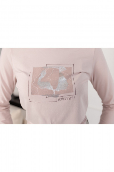 Джемпер Купалинка 668238.158-164 светло-лиловый - фото 3