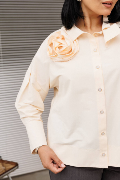 Блуза Anastasia 1204.2 пудровый - фото 5