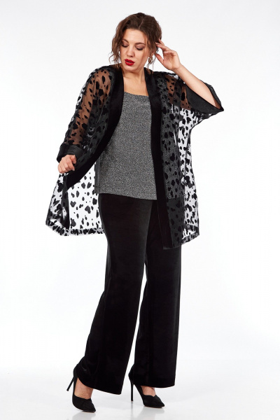 Брюки, накидка, топ Jurimex 3414 черный - фото 6