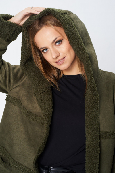 Пальто Диомант 1939 олива - фото 12