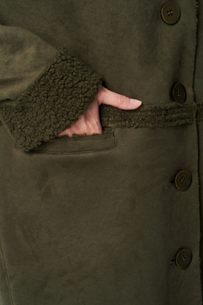 Пальто Диомант 1939 олива - фото 8