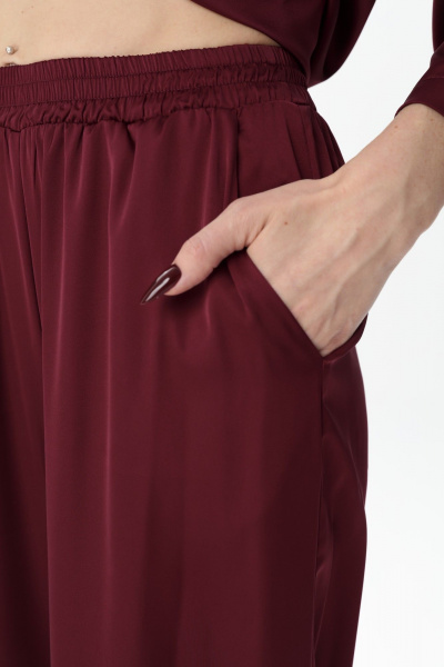 Брюки NikVa 705-18 винный - фото 4