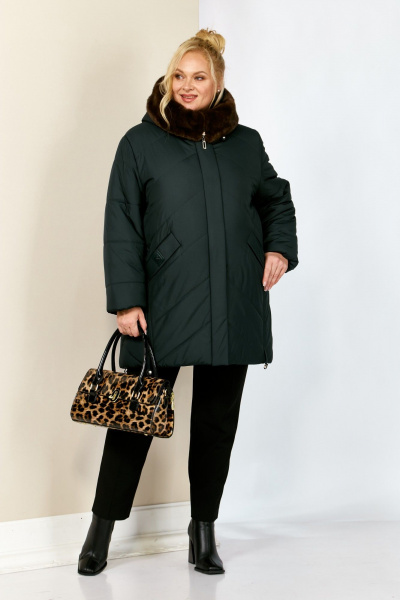 Куртка Shetti 2205 изумруд - фото 4