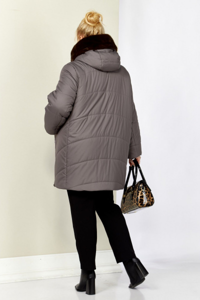 Куртка Shetti 2205 серо-лиловый - фото 8