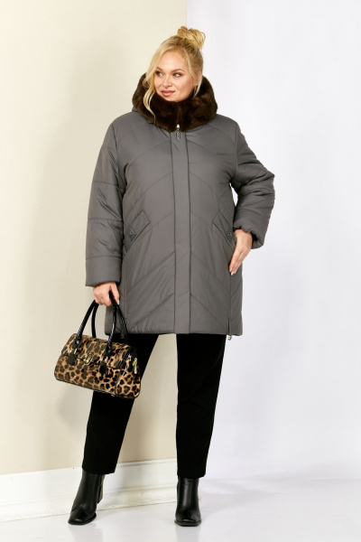 Куртка Shetti 2205 стальной - фото 7