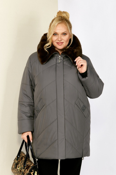 Куртка Shetti 2205 стальной - фото 4