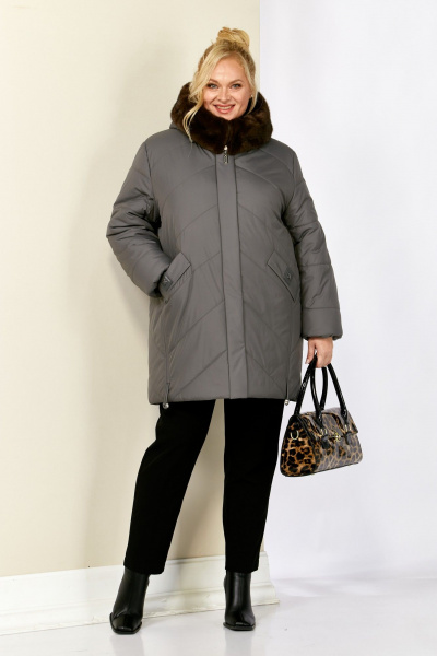 Куртка Shetti 2205 стальной - фото 3