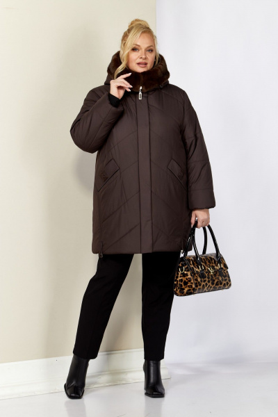 Куртка Shetti 2205 шоколад - фото 6
