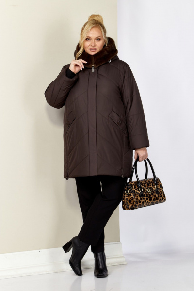 Куртка Shetti 2205 шоколад - фото 2