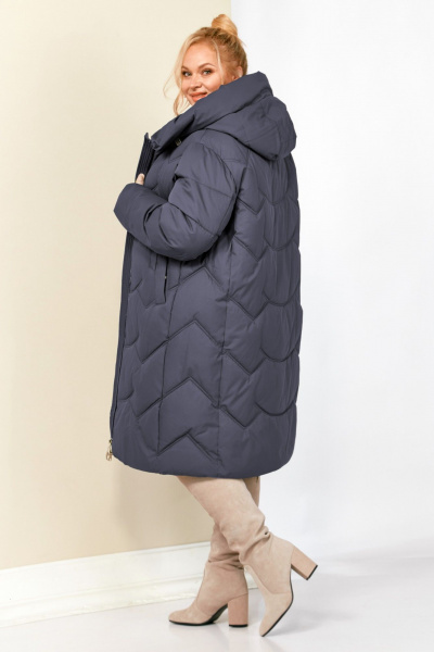 Пальто Shetti 2206 графит - фото 8