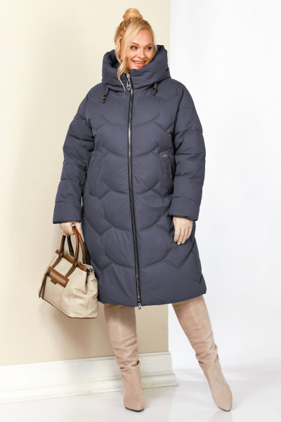 Пальто Shetti 2206 графит - фото 6