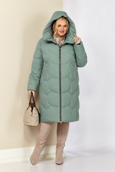 Пальто Shetti 2206 мята - фото 7