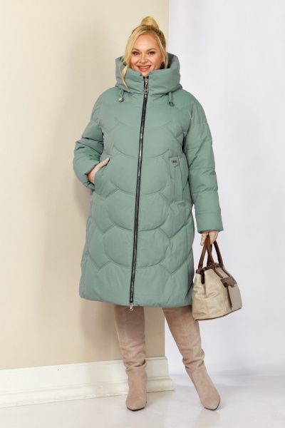 Пальто Shetti 2206 мята - фото 4