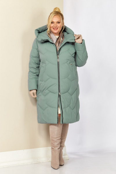 Пальто Shetti 2206 мята - фото 3