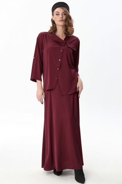 Жакет NikVa 902-13 винный - фото 1