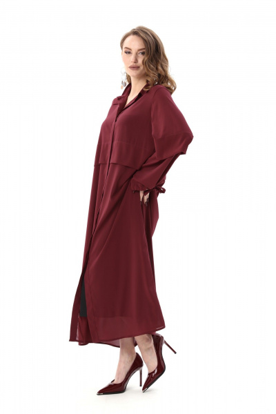 Платье NikVa 943-4 винный - фото 3