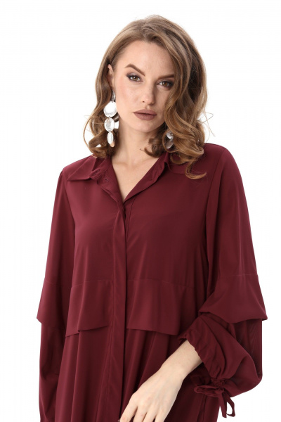 Платье NikVa 943-4 винный - фото 2